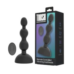 n12953 toosh remote controlled vibrating anal beads