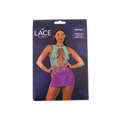 n12983 lace by lj obre fuax lace up mini dress pkg