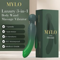 n13050 mylo 3 in 1 body wand massager earth 3