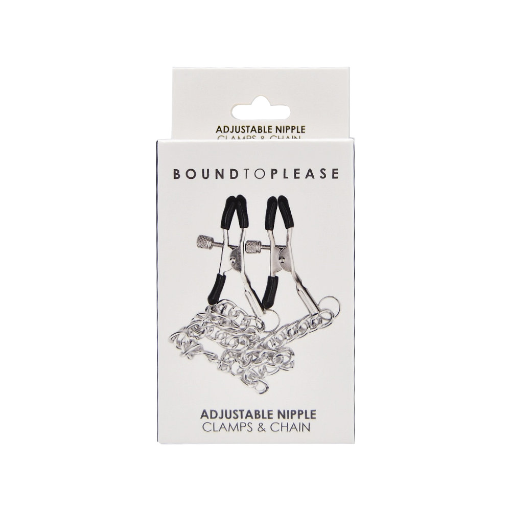 n9382 bound to please adjustable nipple clamps chain pkg n9382 bound to please adjustable nipple clamps chain pkg