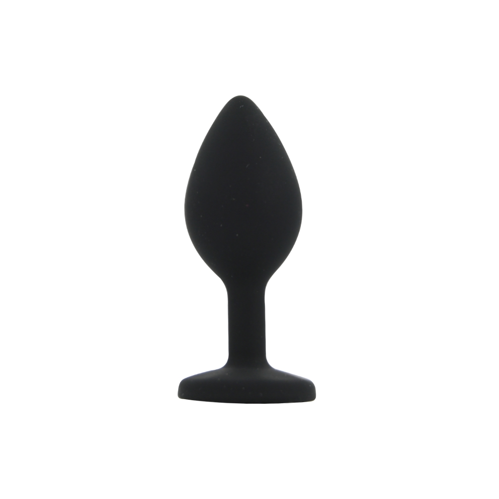 toosh silicone butt plug black set of 3 clear stone smal toosh silicone butt plug black set of 3 clear stone smal