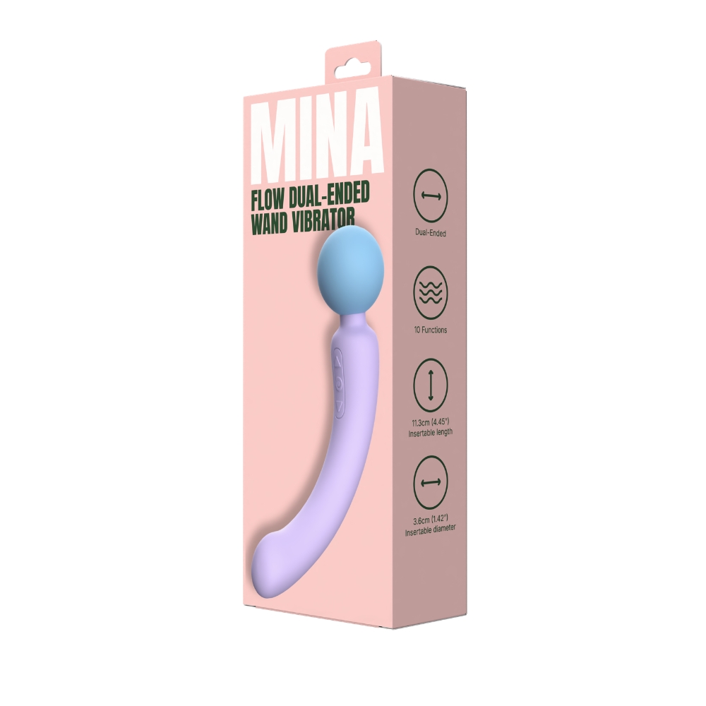 n13026 mina flow dual ended wand vibrator 7 n13026 mina flow dual ended wand vibrator 7