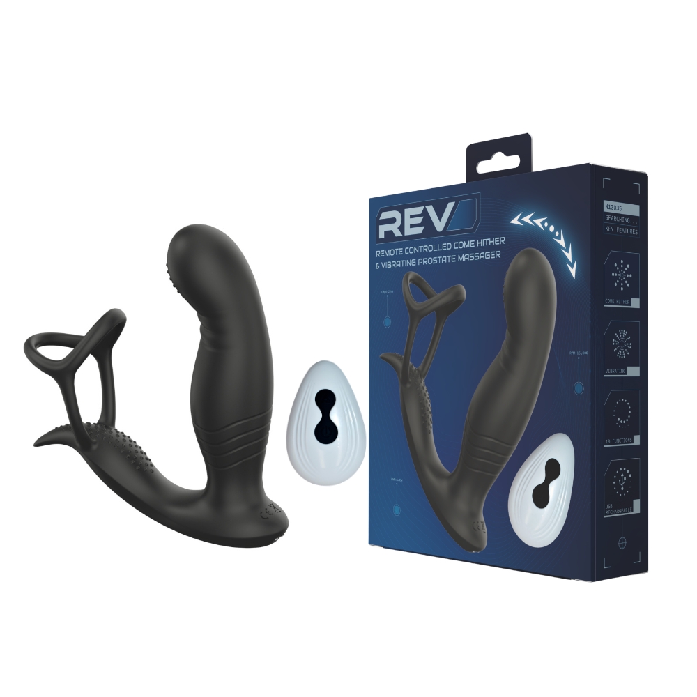 n13035 rev remote controlled come hither and vibrating prostate massager 7 n13035 rev remote controlled come hither and vibrating prostate massager 7