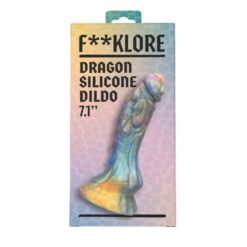 n13039 fklore dragon silicone dildo 5 1