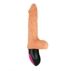n11429 realistic warming 6 5inch vibrating dildo flesh 2