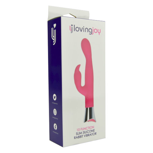 n11592 loving joy 10 function slim silicone rabbit vibrator pink pkg 1 n11592 loving joy 10 function slim silicone rabbit vibrator pink pkg 1