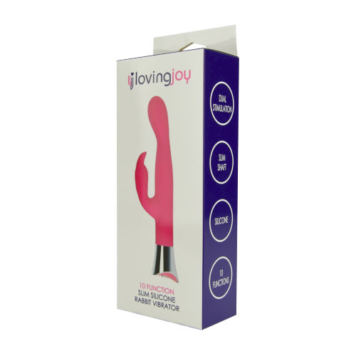 n11592 loving joy 10 function slim silicone rabbit vibrator pink pkg 2 n11592 loving joy 10 function slim silicone rabbit vibrator pink pkg 2